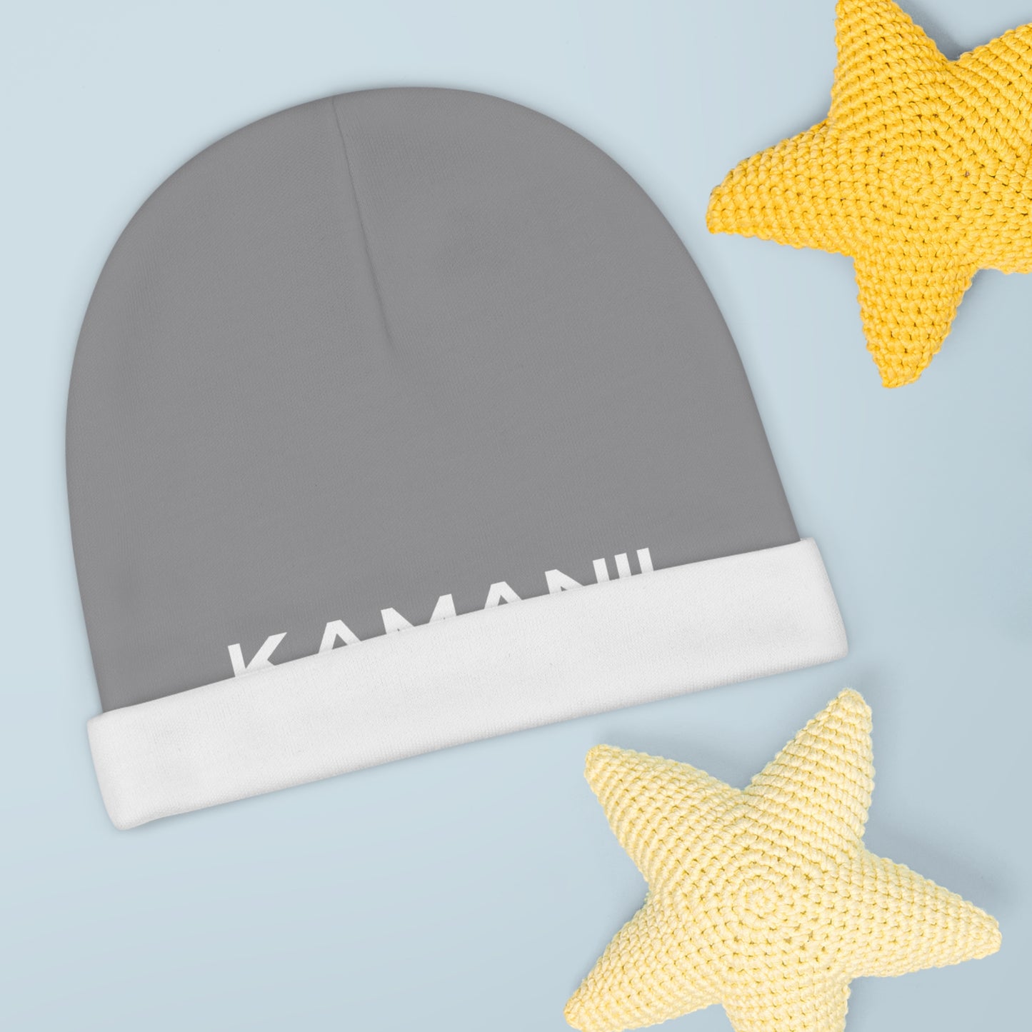 Luxury Baby Beanie, Stylish Infant Hat, Cozy Newborn Accessory, Trendy Baby Shower Gift, Soft AOP Beanie for All Occasions