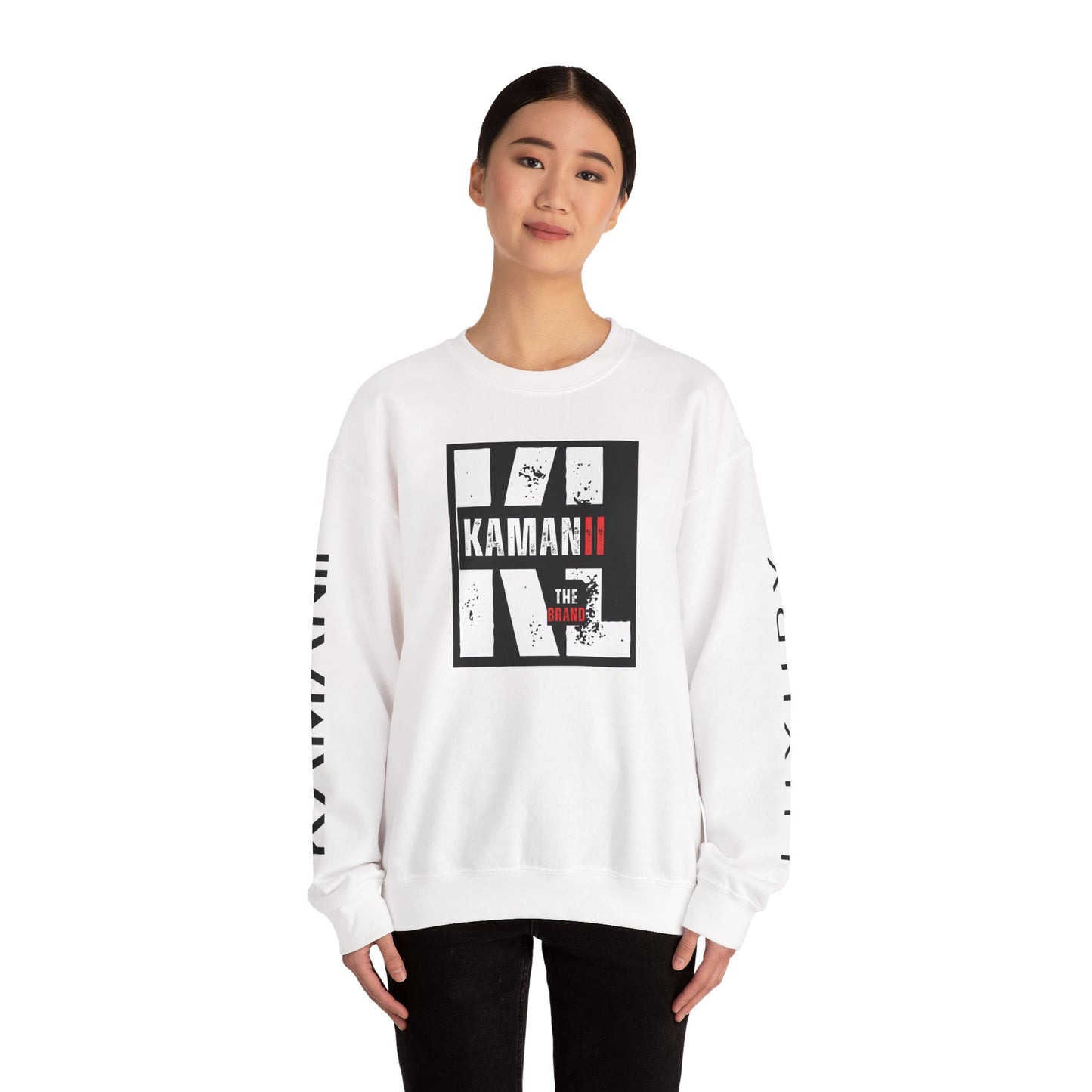 KAMANI Unisex Heavy Blend Crewneck Sweatshirt, Cozy Sweatshirt, Streetwear Apparel, Gift for Him/Her, Casual Fashion, Fall/Winter Style