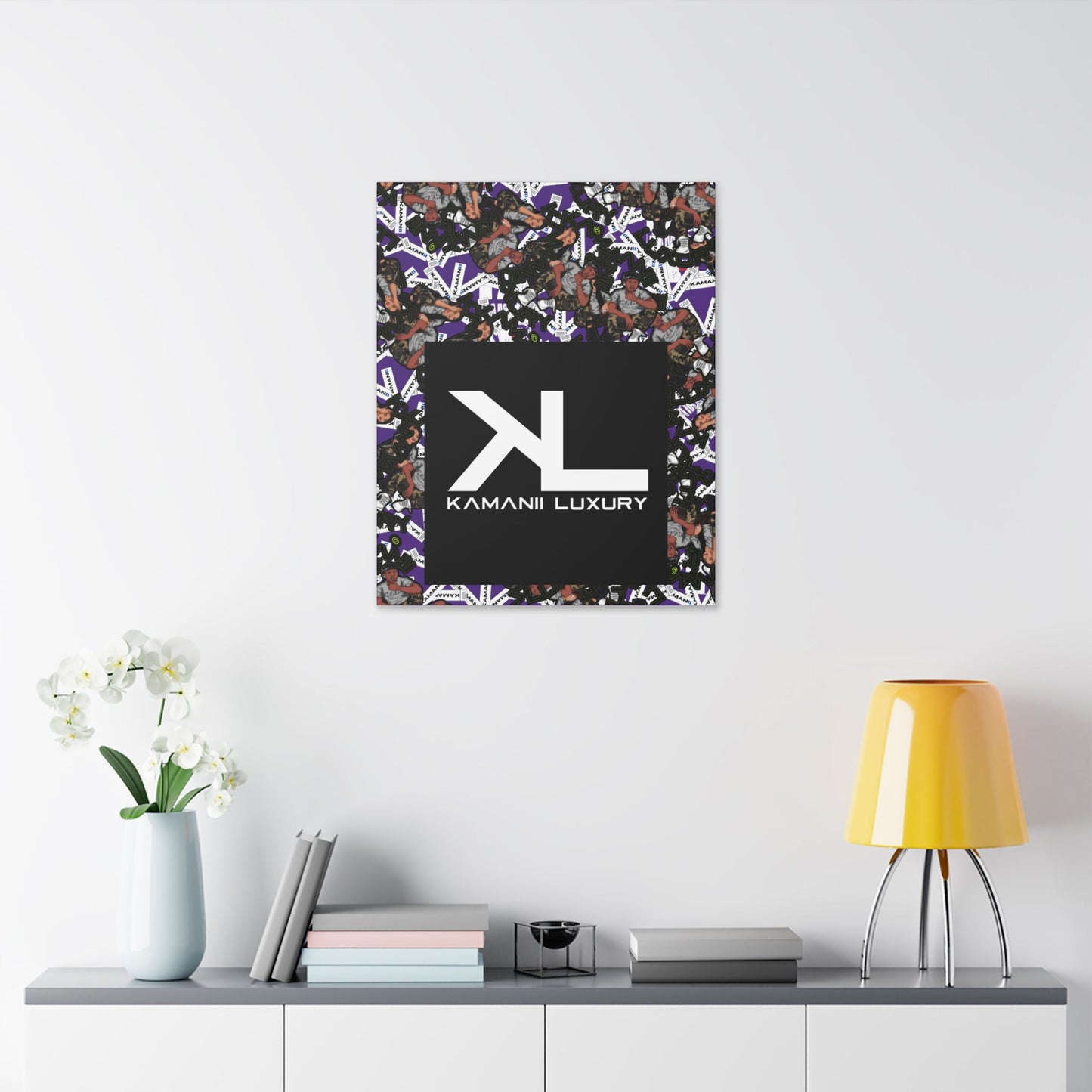 Stylish Stretched Canvas Wall Art, Modern Home Decor, Unique Gift, Fashionable Wall Decoration, Art for Trendy Spaces, Luxury Artwork