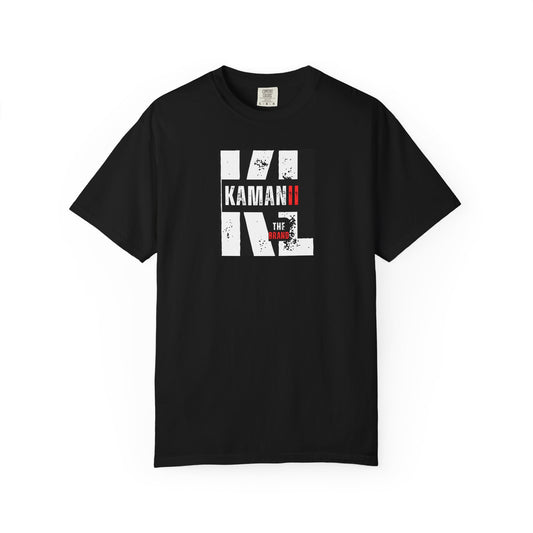 KAMAN II Unisex Garment-Dyed T-shirt | Cool Graphic Tee for Everyday Wear, Casual Outings, Gifts, Streetwear Style