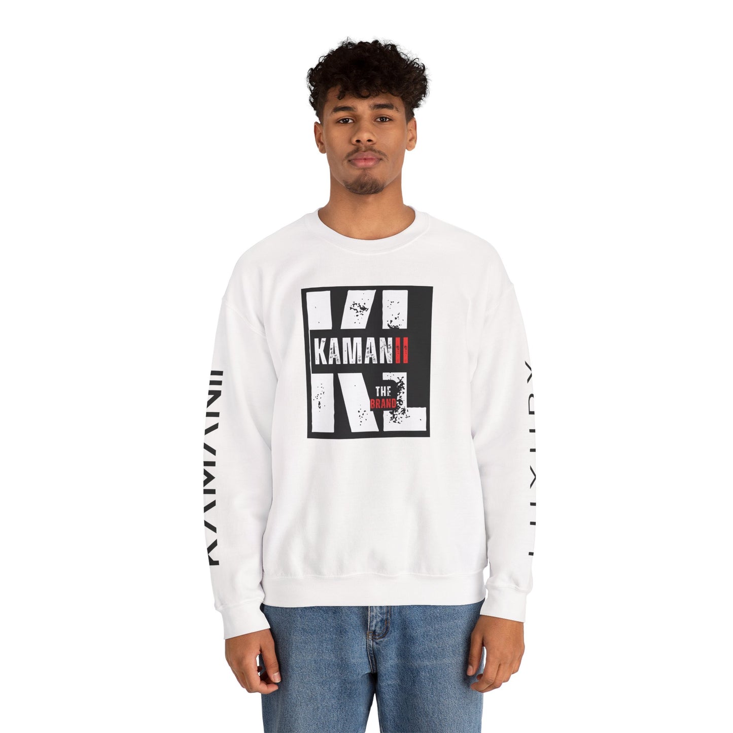 KAMANI Unisex Heavy Blend Crewneck Sweatshirt, Cozy Sweatshirt, Streetwear Apparel, Gift for Him/Her, Casual Fashion, Fall/Winter Style