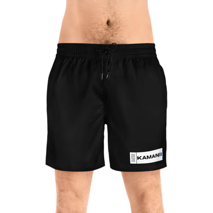 Stylish Men's Mid-Length Swim Shorts, Casual Beach Wear, Pool Party Essentials, Summer Vacation Attire, Quick-Dry Swimwear